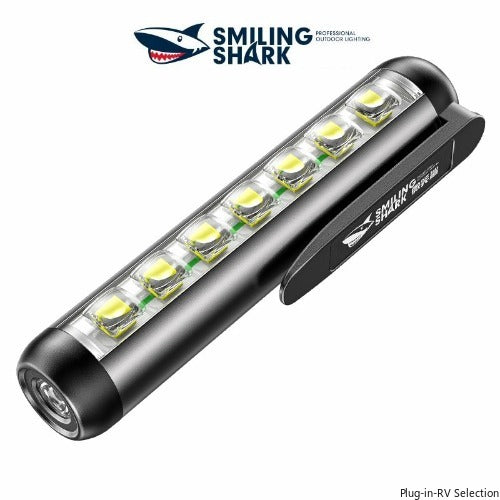 Super bright LED flashlight working lamp mini USB charging