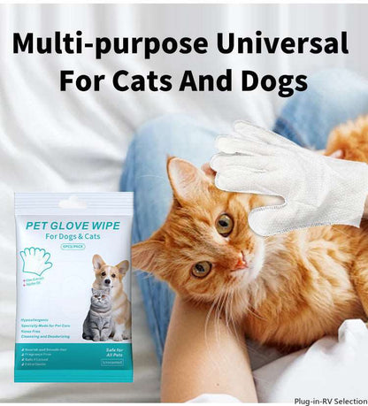 pet disposable dry cleaning gloves