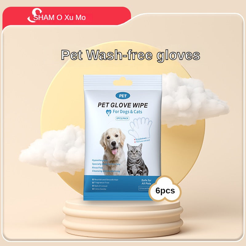 pet disposable dry cleaning gloves