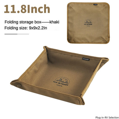 Collapsible Home travel outdoor camping storage tray