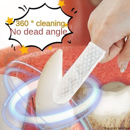 Disposable Pet Oral Cleansing Finger Wipes