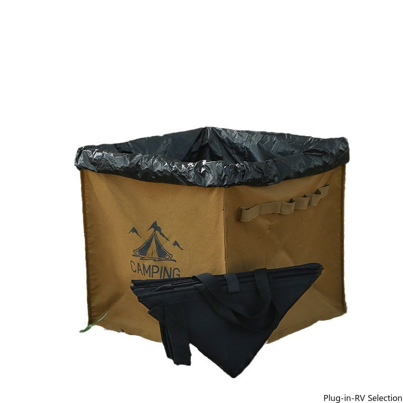 "Little Triangle" Collapsible Trash Can Large Capacity Tactical Storage Bag