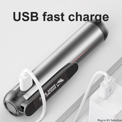 Super bright LED flashlight working lamp mini USB charging