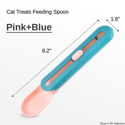 Cat Treat Squeeze Lickable Spoon Feeder