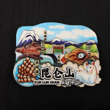 Vol.1-Chic wooden refrigerator magnets souvenirs from China's cities