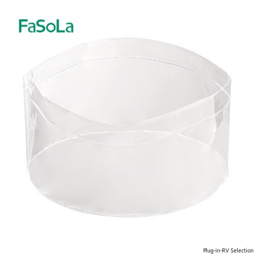 Outdoor fully transparent foldable water basin