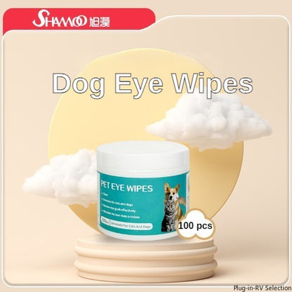 Pet Tear Stain Removal Eye Wipes