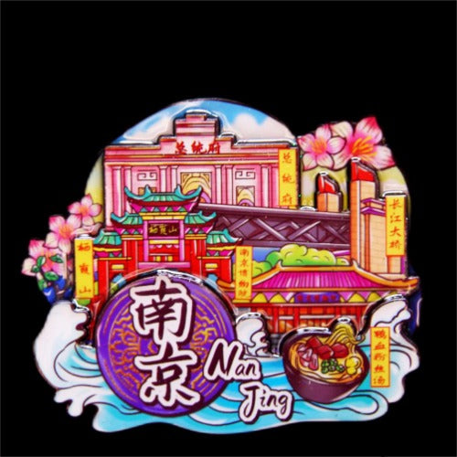 Vol.1-Chic wooden refrigerator magnets souvenirs from China's cities