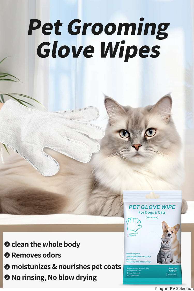 pet disposable dry cleaning gloves