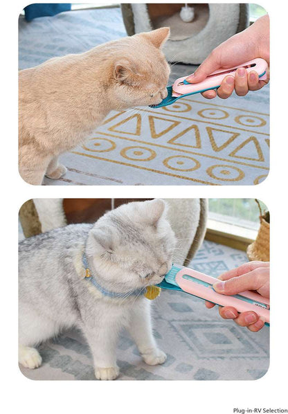 Cat Treat Squeeze Spoon Feeder