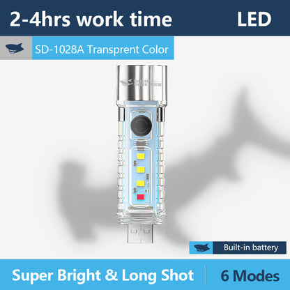 Mini torch light Led super bright transparent fluorescence