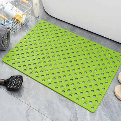 Square anti-slip and anti-fall massage bathroom floor mat