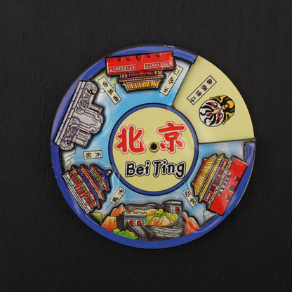 Vol.1-Chic wooden refrigerator magnets souvenirs from China's cities