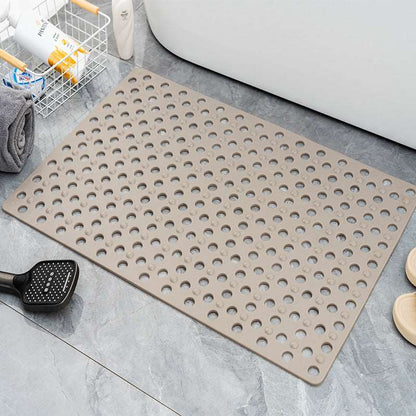 Square anti-slip and anti-fall massage bathroom floor mat