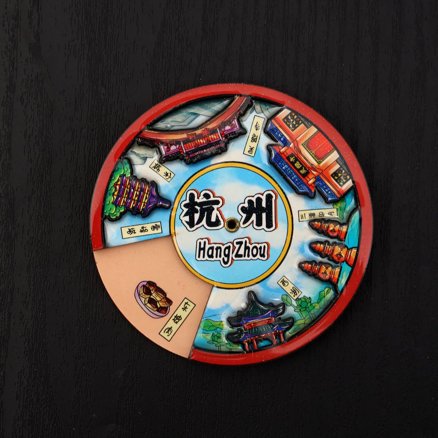 Vol.1-Chic wooden refrigerator magnets souvenirs from China's cities