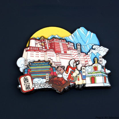 Vol.1-Chic wooden refrigerator magnets souvenirs from China's cities