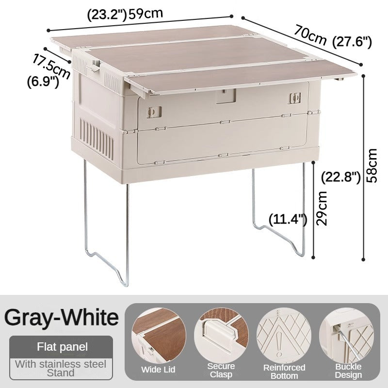 Foldable Camping Plastic Storage Bin