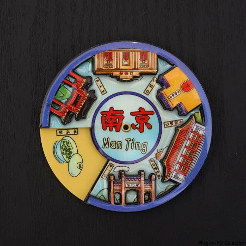 Vol.1-Chic wooden refrigerator magnets souvenirs from China's cities