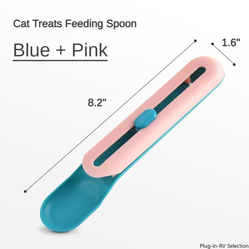 Cat Treat Squeeze Lickable Spoon Feeder