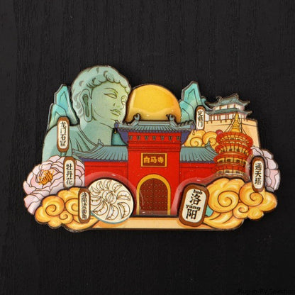 Vol.1-Chic wooden refrigerator magnets souvenirs from China's cities