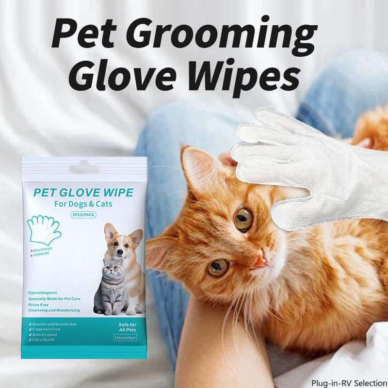 pet disposable dry cleaning gloves