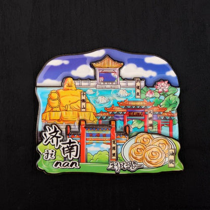 Vol.1-Chic wooden refrigerator magnets souvenirs from China's cities